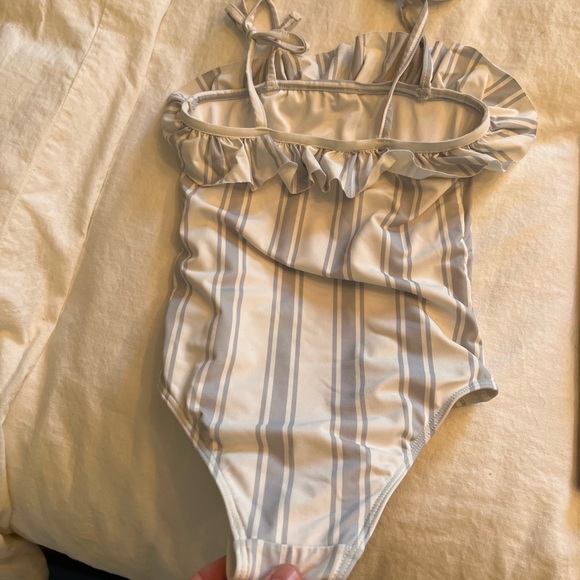 Petit Lem Pinstripe Bathing Suit - Picture 3 of 4